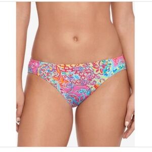 NWT Lauren Ralph Lauren Women's Print Hipster Swim Bottom Swimsuit 6, Multi